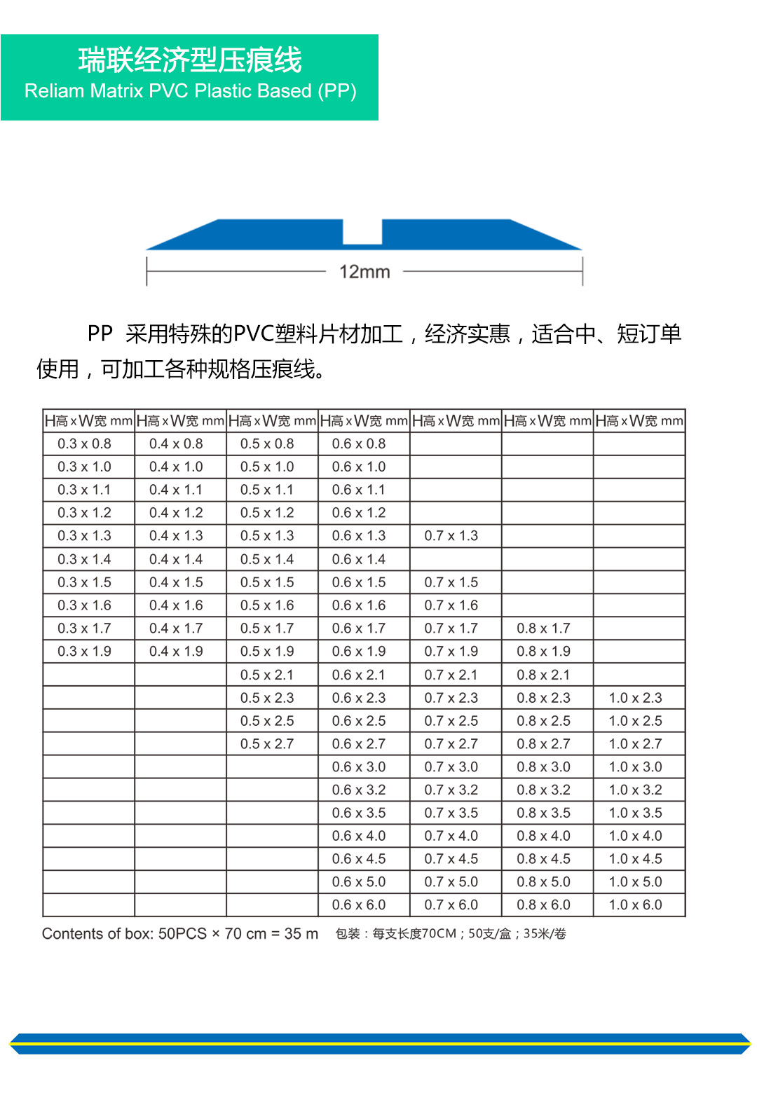 瑞聯壓痕線