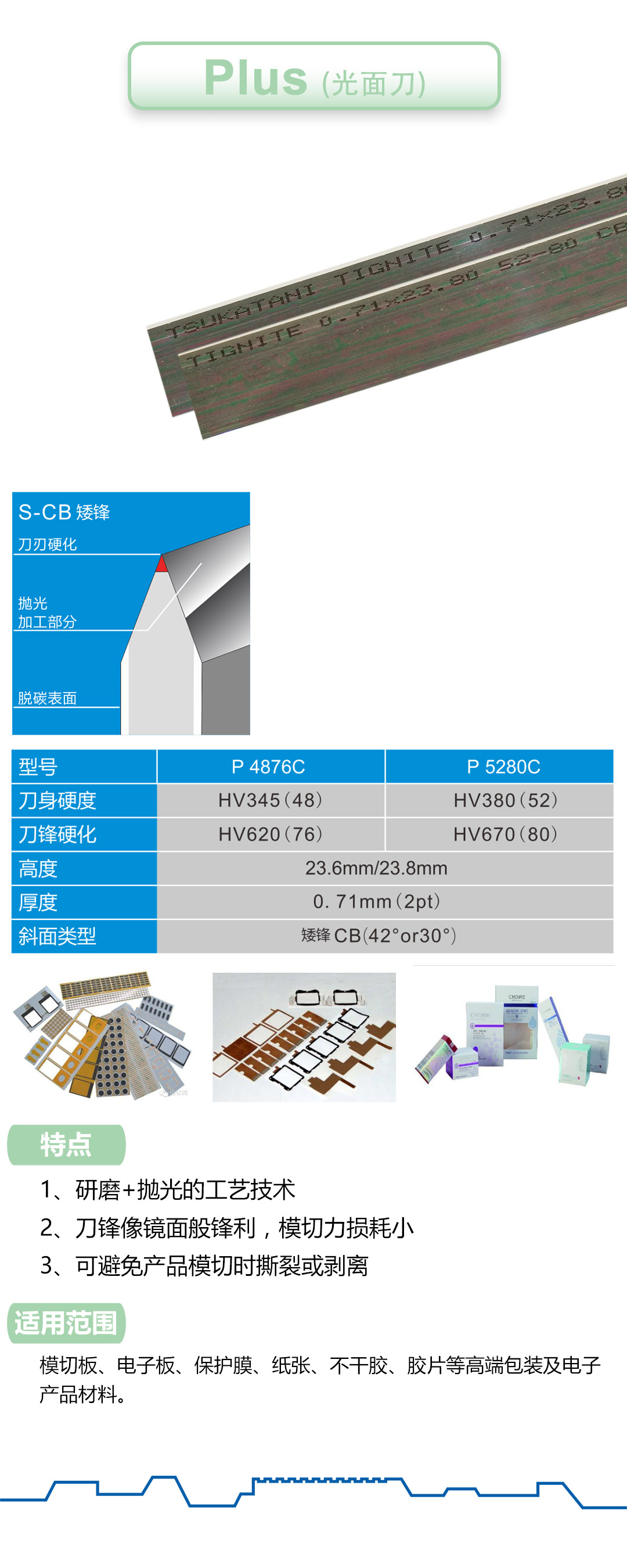 塚谷Tignite Plus（光面刀）